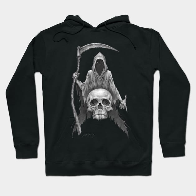 Reaper and Skull Hoodie by Paul_Abrams